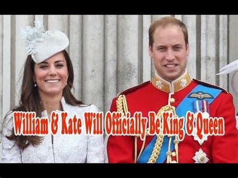 queen announces prince william to be king